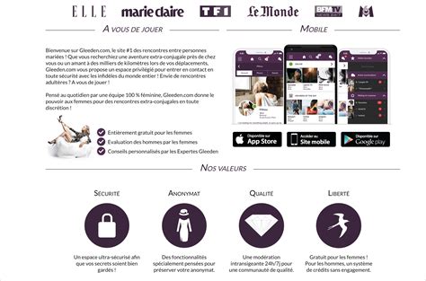 Notre avis et test de Gleeden mobile, l’application de rencontre。